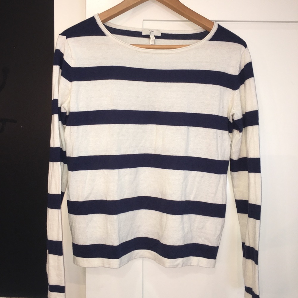 Joie Sailor Cotton/Cashmere Sweater XS